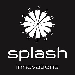 Logo and link to our Splash Innovations wholesale umbrellas website